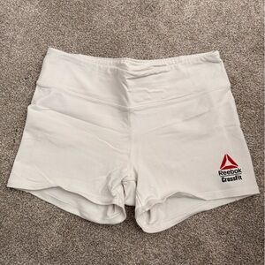 Reebok CrossFit women’s white Cream Shorts size medium like new